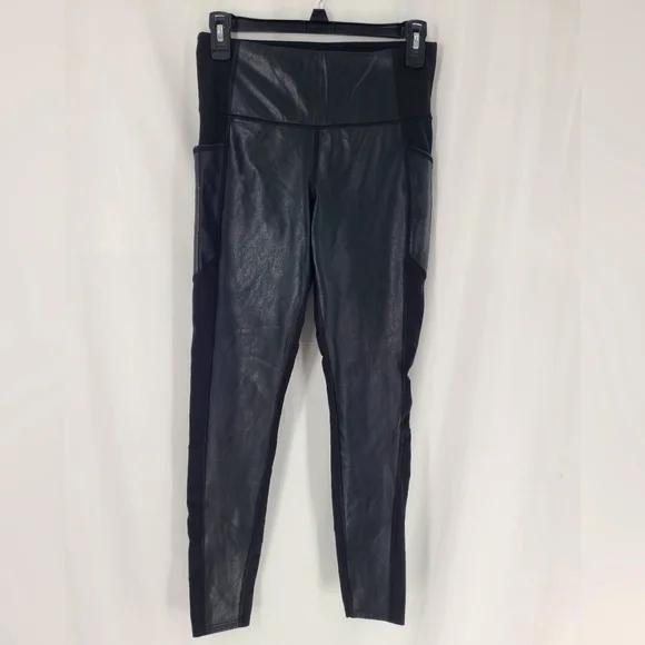 Athleta faux leather leggings Sz S - Picture 3 of 6